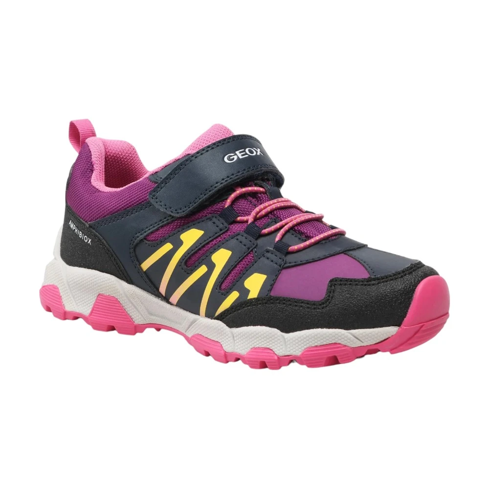 Geox J Magnetar G. B ABX, meisjessneakers, Blauw, 37 EU