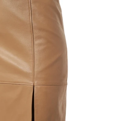 Юбка Boss Leather Skirt 2