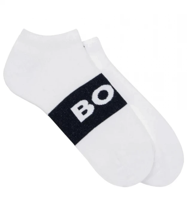 Носки Boss Two-Pack of Ankle-Length Socks With Logo Details