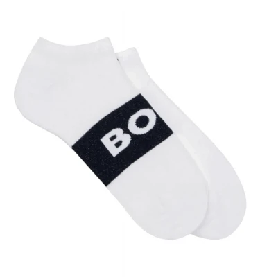 Носки Boss Two-Pack of Ankle-Length Socks With Logo Details