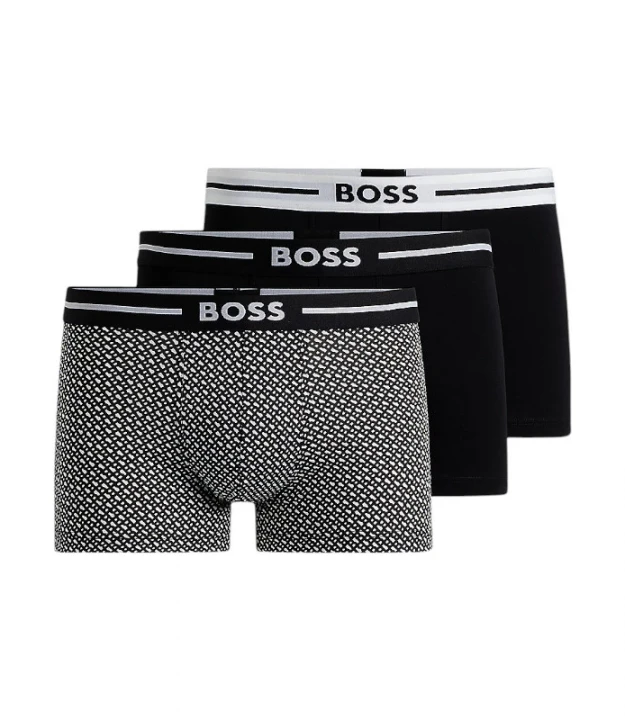 Boss Trunk 3p Bold Design ichki kiyimlari