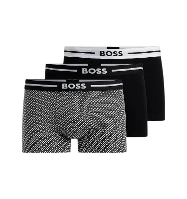 Boss Trunk 3p Bold Design ichki kiyimlari