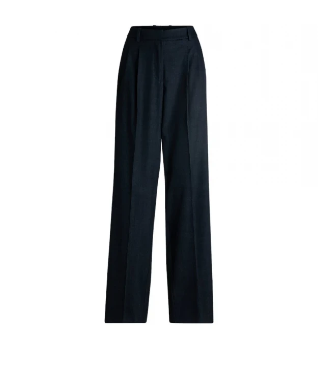 Брюки Boss Regular-Fit Trousers In Denim-Effect Twill