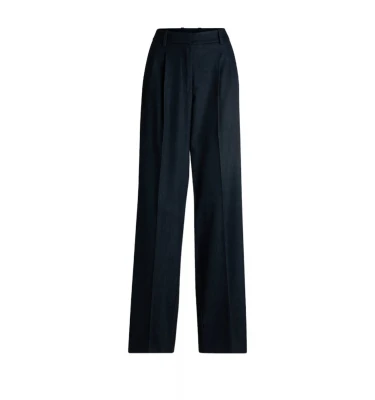 Брюки Boss Regular-Fit Trousers In Denim-Effect Twill