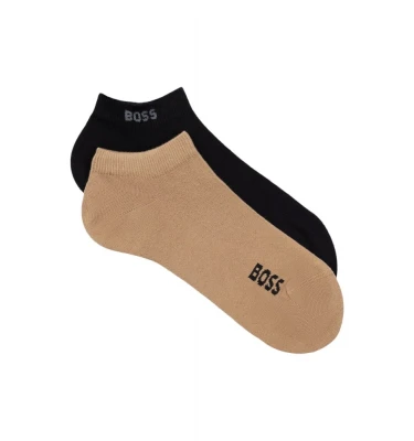 Носки Boss Two-Pack of Ankle-Length Socks With Logo Details