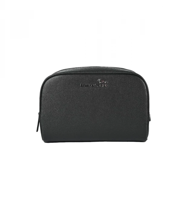 Harmont&Blaine Medium Pouch Handle Grained Solid kosmetik sumka