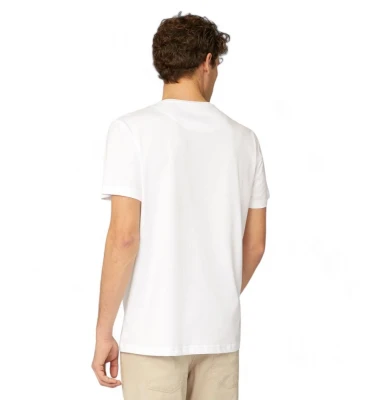 Harmont & Blaine T-Shirt With Lettering And Stripes Futbolkasi 1