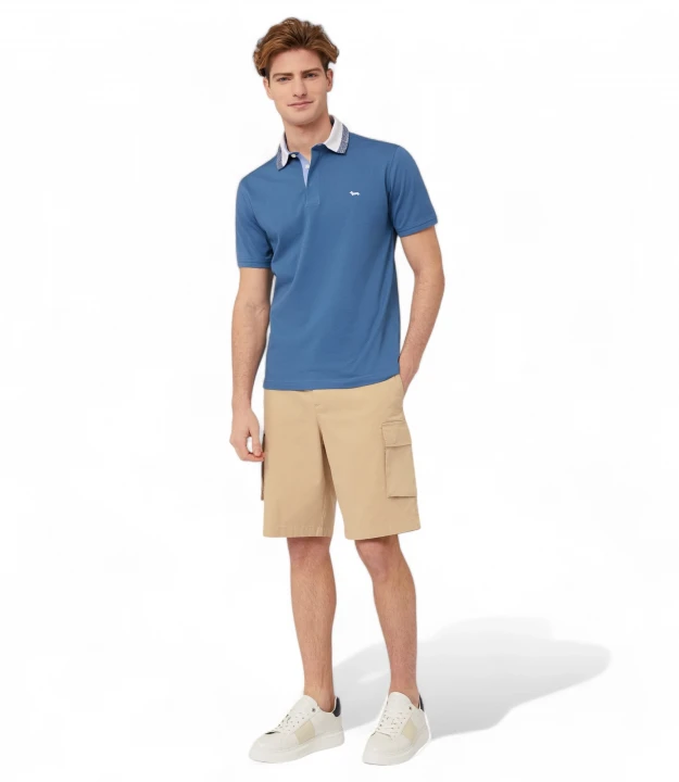 Harmont & Blaine Vietri Polo Shirt With Ribbed Collar polosi 3