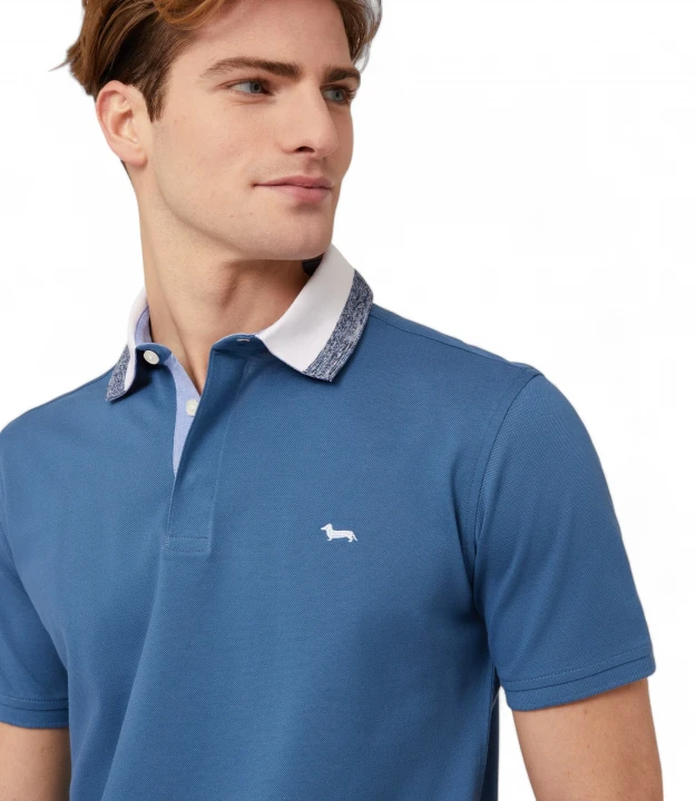 Поло Harmont & Blaine Vietri Polo Shirt With Ribbed Collar 2