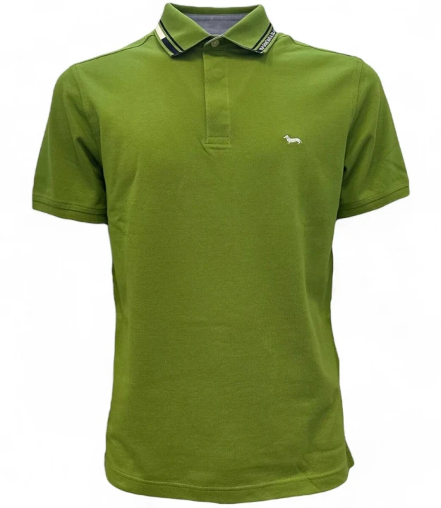 Поло Harmont & Blaine Vietri Polo Shirt With Ribbed Collar
