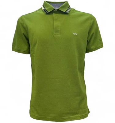Поло Harmont & Blaine Vietri Polo Shirt With Ribbed Collar