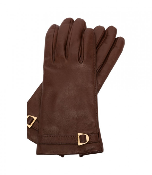 qo'lqop leather glove / garnet red