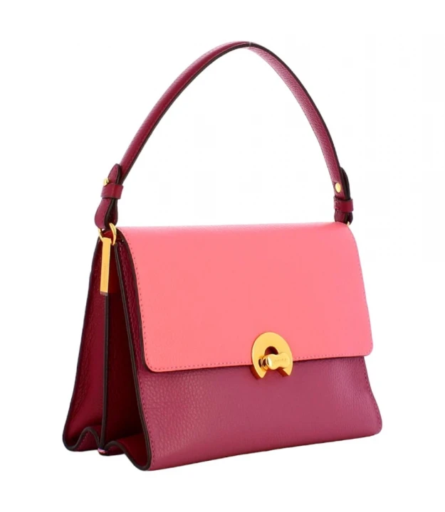 sumka handbag grained leather / mul.hyper pink 1