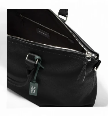 sumka man tote grained leather / noir 2