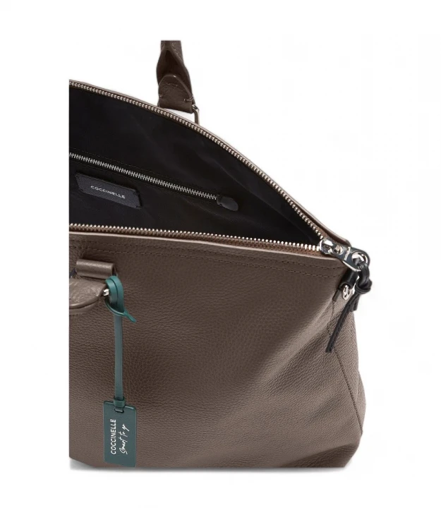 sumka man tote grained leather / noir 3