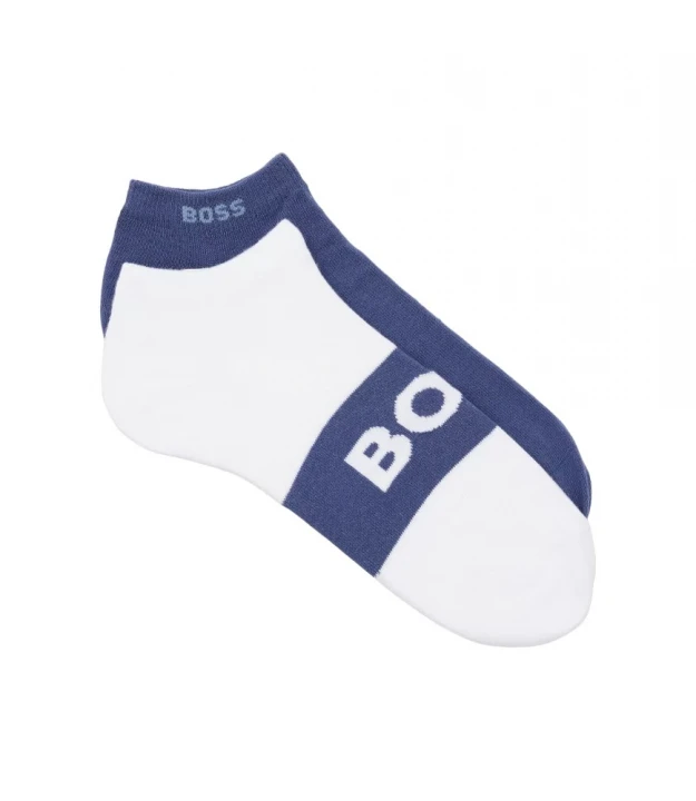 Носки Boss Two-Pack of Ankle-Length Socks With Logo Details