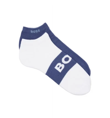 Носки Boss Two-Pack of Ankle-Length Socks With Logo Details