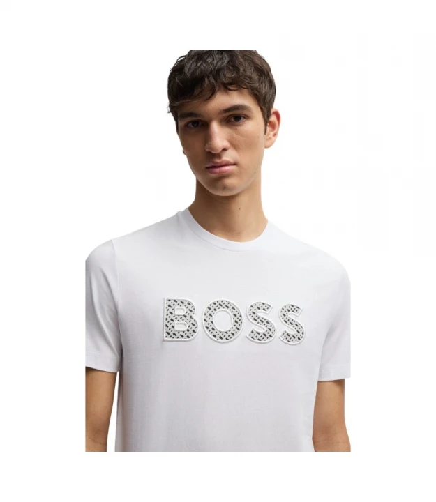 Футболка Boss Cotton-Jersey T-Shirt With Logo Detail 2