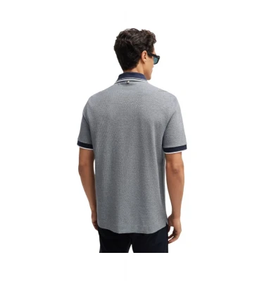 Boss Oxford-Cotton-Piqué Polo Shirt With Logo Detail polosi 1