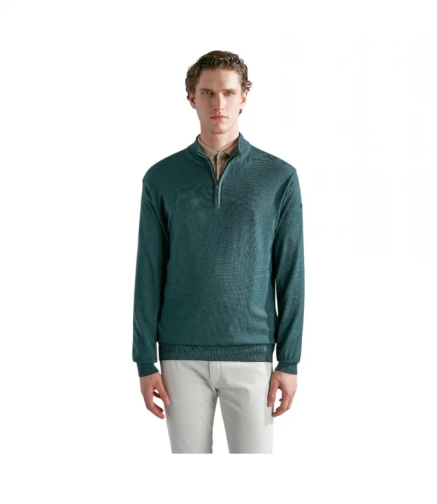 Paul&shark Men's Zipped Pullover sviteri