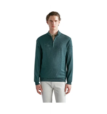 Paul&shark Men's Zipped Pullover sviteri