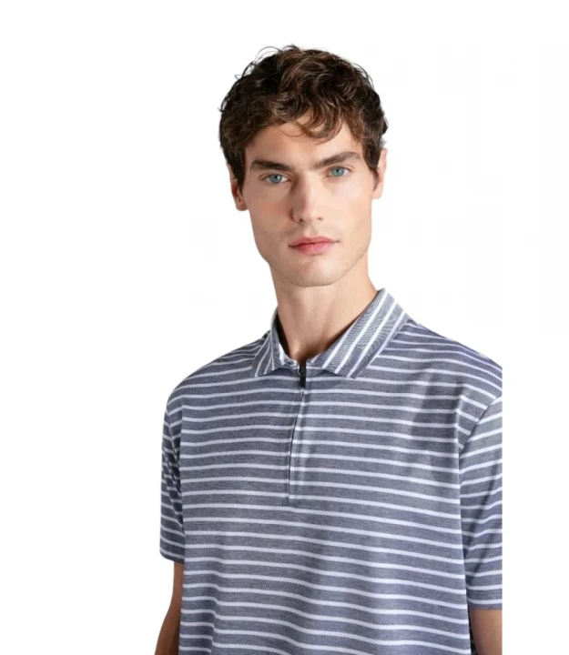 Paul&Shark Men's Knitted Poloshirt C.W. Cotton Polo Futbolkasi 4