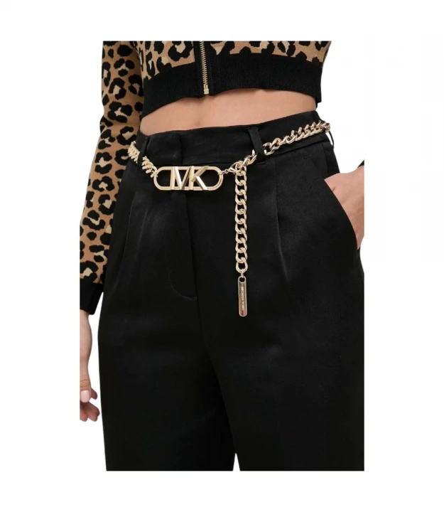 брюки hight waist mk belt pant 3