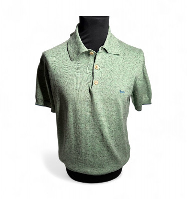 Harmont & Blaine Smacchinata Tweed Lin Polo Futbolkasi