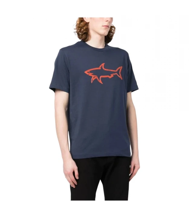 Paul & Shark Men's Knitted T-shirt Futbolkasi