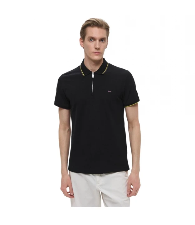 Harmont & Blaine Polo Zip Polo Futbolkasi