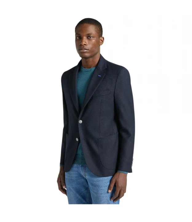 Harmont & Blaine Single-Breasted Wool Blazer Kostyum Jaketi