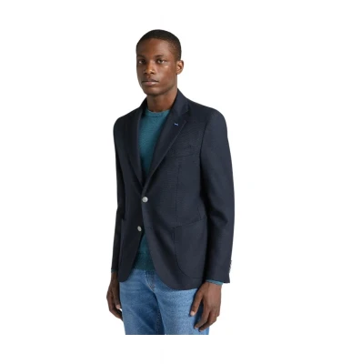 Harmont & Blaine Single-Breasted Wool Blazer Kostyum Jaketi