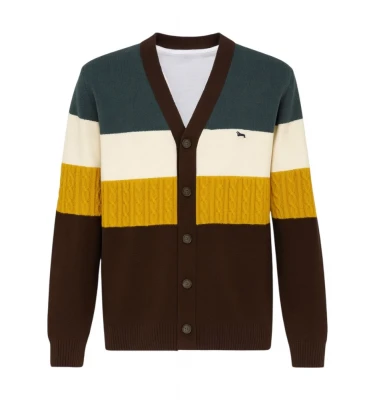Кардиган Harmont & Blaine Knitwear Cardigan Block Color