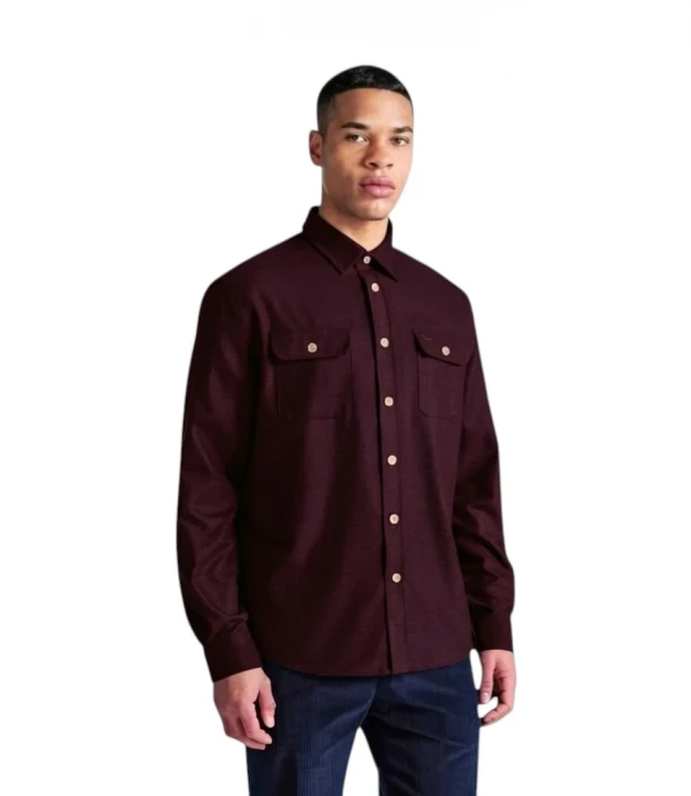 Harmont & Blaine Shirts Camicia Over Con Tasche Erkaklar Ko'ylagi