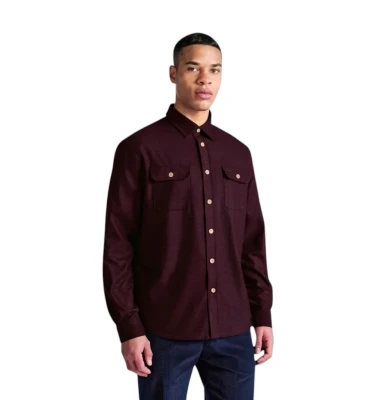 Harmont & Blaine Shirts Camicia Over Con Tasche Erkaklar Ko'ylagi