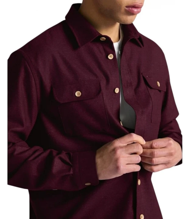 Harmont & Blaine Shirts Camicia Over Con Tasche Erkaklar Ko'ylagi 1