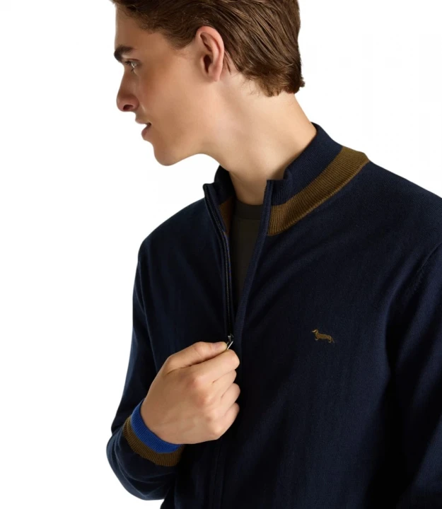 Harmont & Blaine Knitwear Full Zip Nastro Interno Kardigani 2
