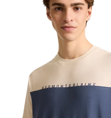 Футболка Harmont & Blaine T-shirt Color Block 2