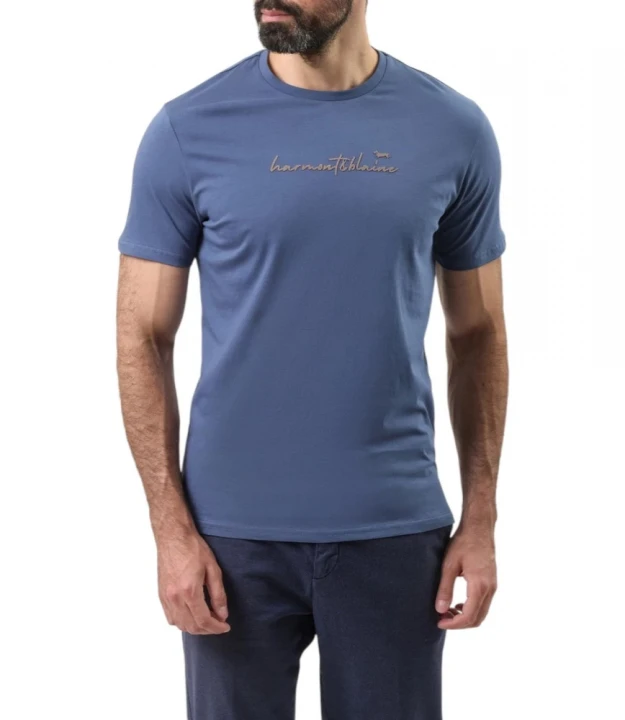 Футболка Harmont & Blaine Cotton T-Shirt With 3D Lettering