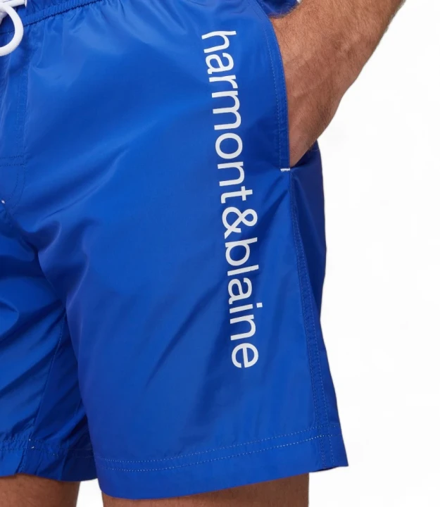 Harmont & Blaine Swim Trunks with Lettering Shortlari 1
