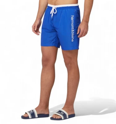 Harmont & Blaine Swim Trunks with Lettering Shortlari 3