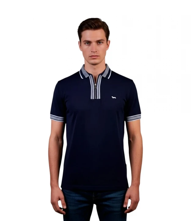 Harmont & Blaine Finta Rigata Polo Futbolkasi