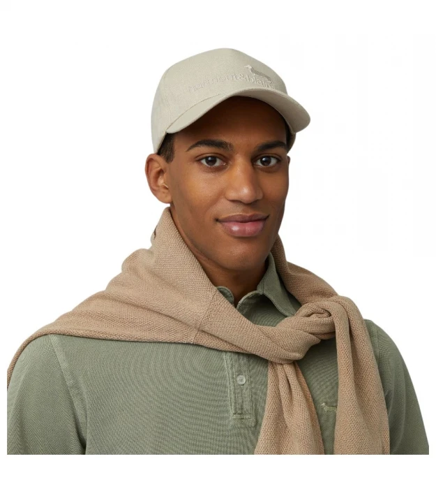 Harmont & Blaine Linen Cap with Logo Beysbolkasi 2