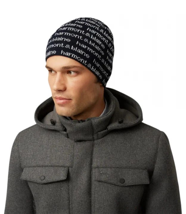 Harmont & Blaine Zuccotto Con Logo Jacquard Shapkasi 2