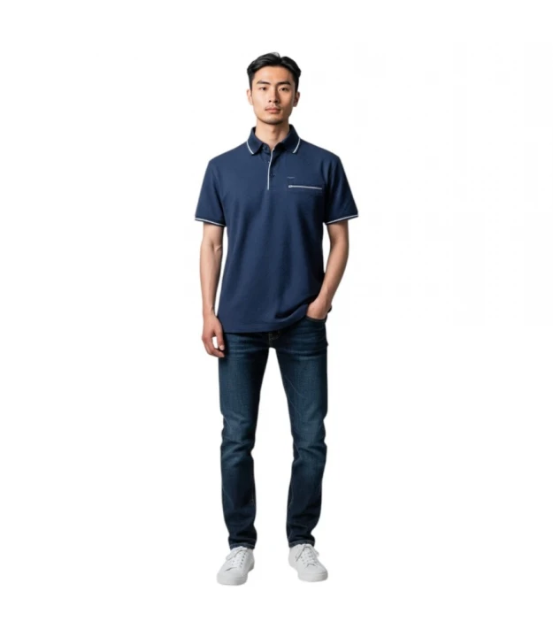 Harmont & Blaine Polo Jacquard Polo Futbolkasi 3