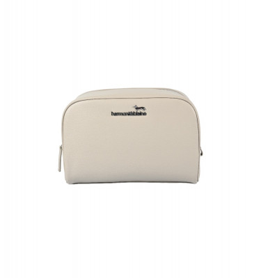 Harmont & Blaine Medium Pouch Handle Grained Solid Kosmetik Sumkasi