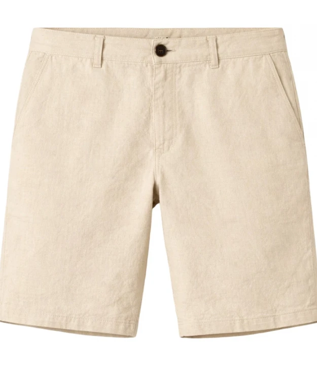 Regular Fit Linen Bermuda 3