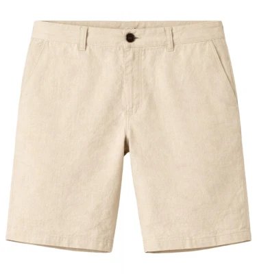Regular Fit Linen Bermuda 3