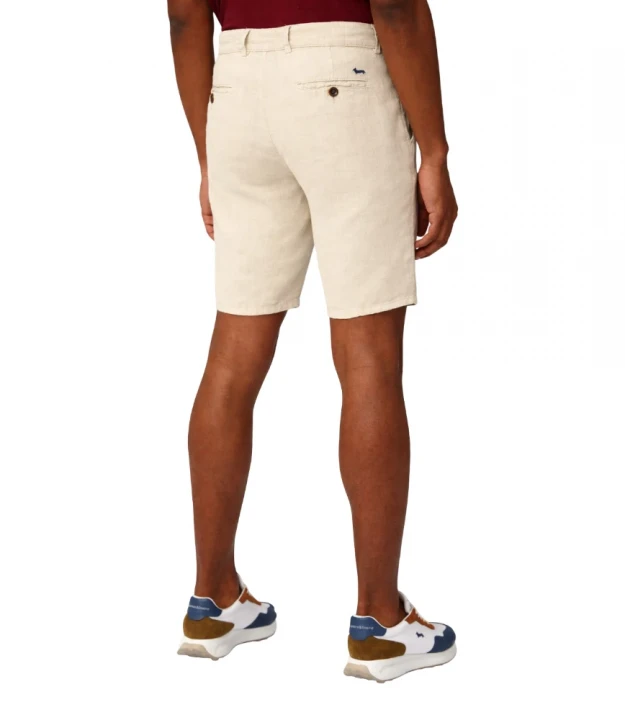 Regular Fit Linen Bermuda 1