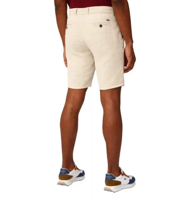 Regular Fit Linen Bermuda 1